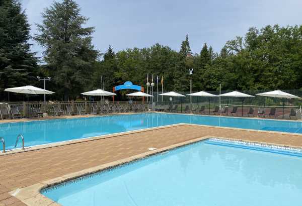 Piscine - MOBIL-HOME XXL : Stacaravan 10 personen