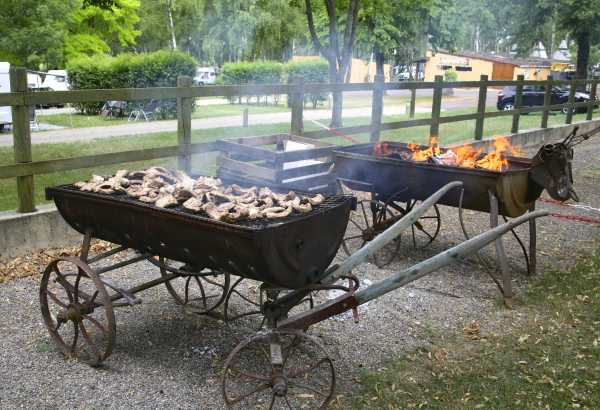 Barbecue atypique - MOBIL-HOME XXL : Mobil-home 10 personnes