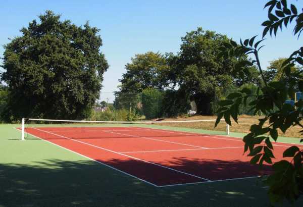 Terrain de tennis - MOBIL-HOME XXL : Stacaravan 10 personen