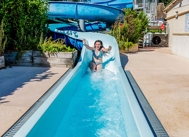 Camping Country Park de Touquin toboggan