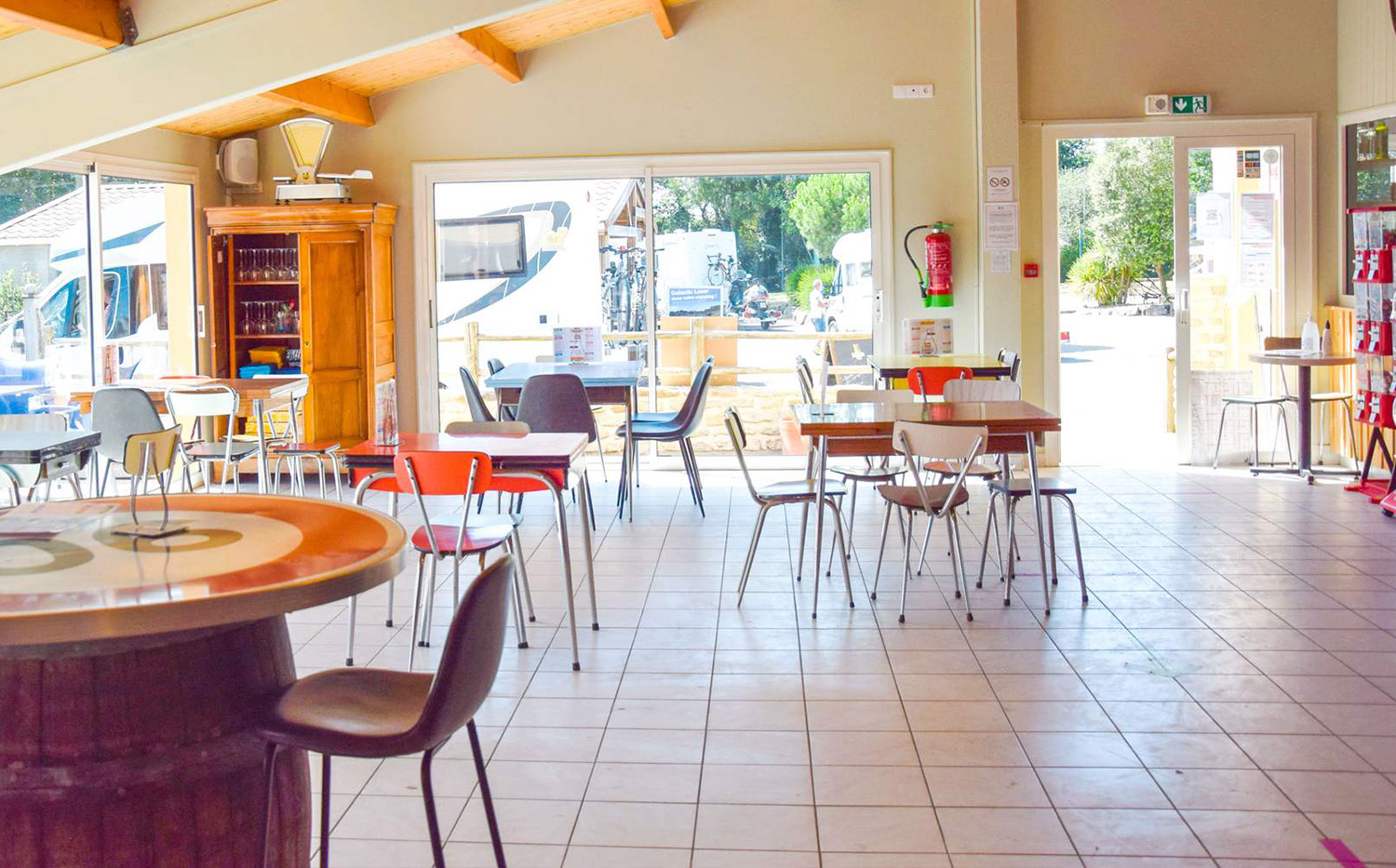 Campsite La Trévillière restaurant