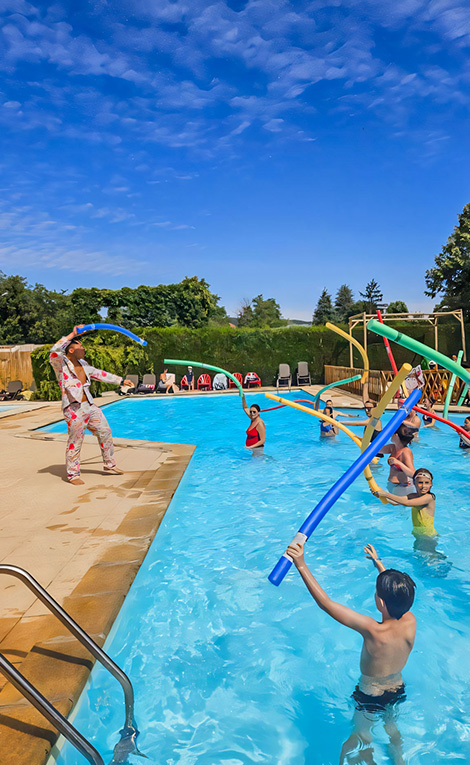 Camping Le Ranch des Volcans aquagym