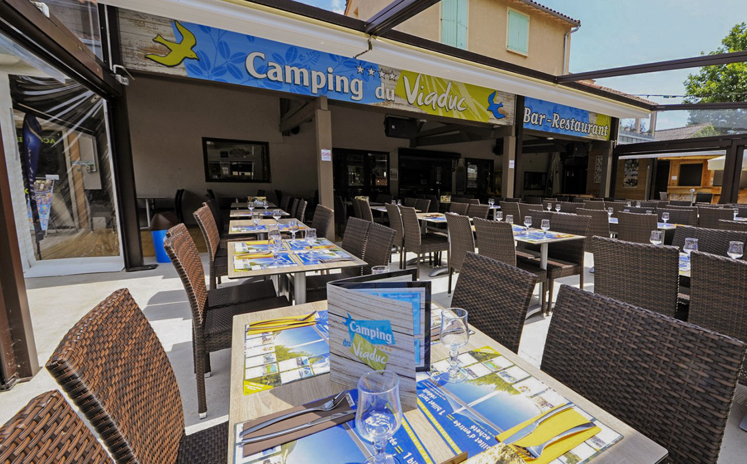 Campsite Viaduc bar restaurant