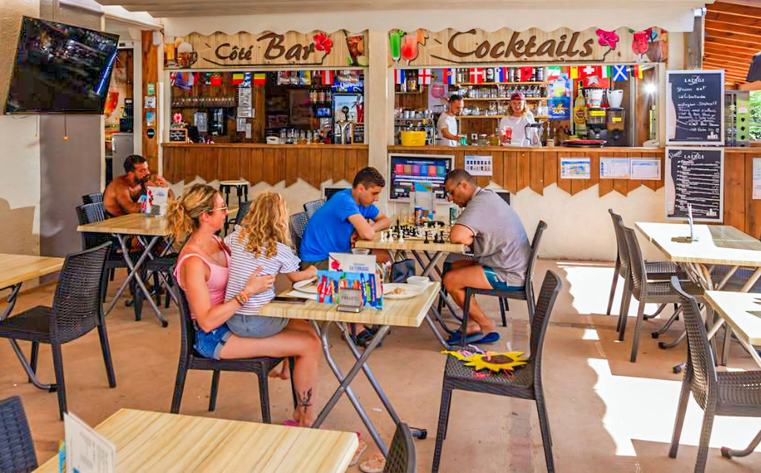 Campsite le Trivoly restaurant