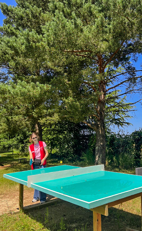 Camping les Bois du Bardelet ping pong
