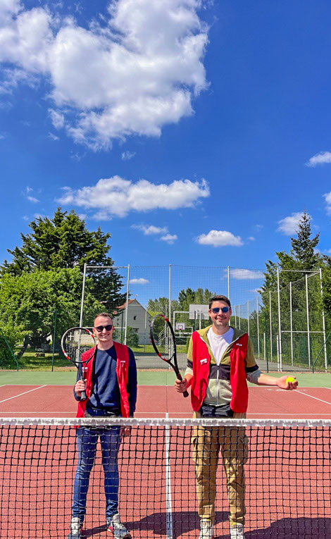 Camping les Bois du Bardelet services tennis