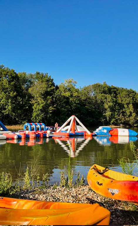 Camping les Lacs d'Armagnac activités aquatiques