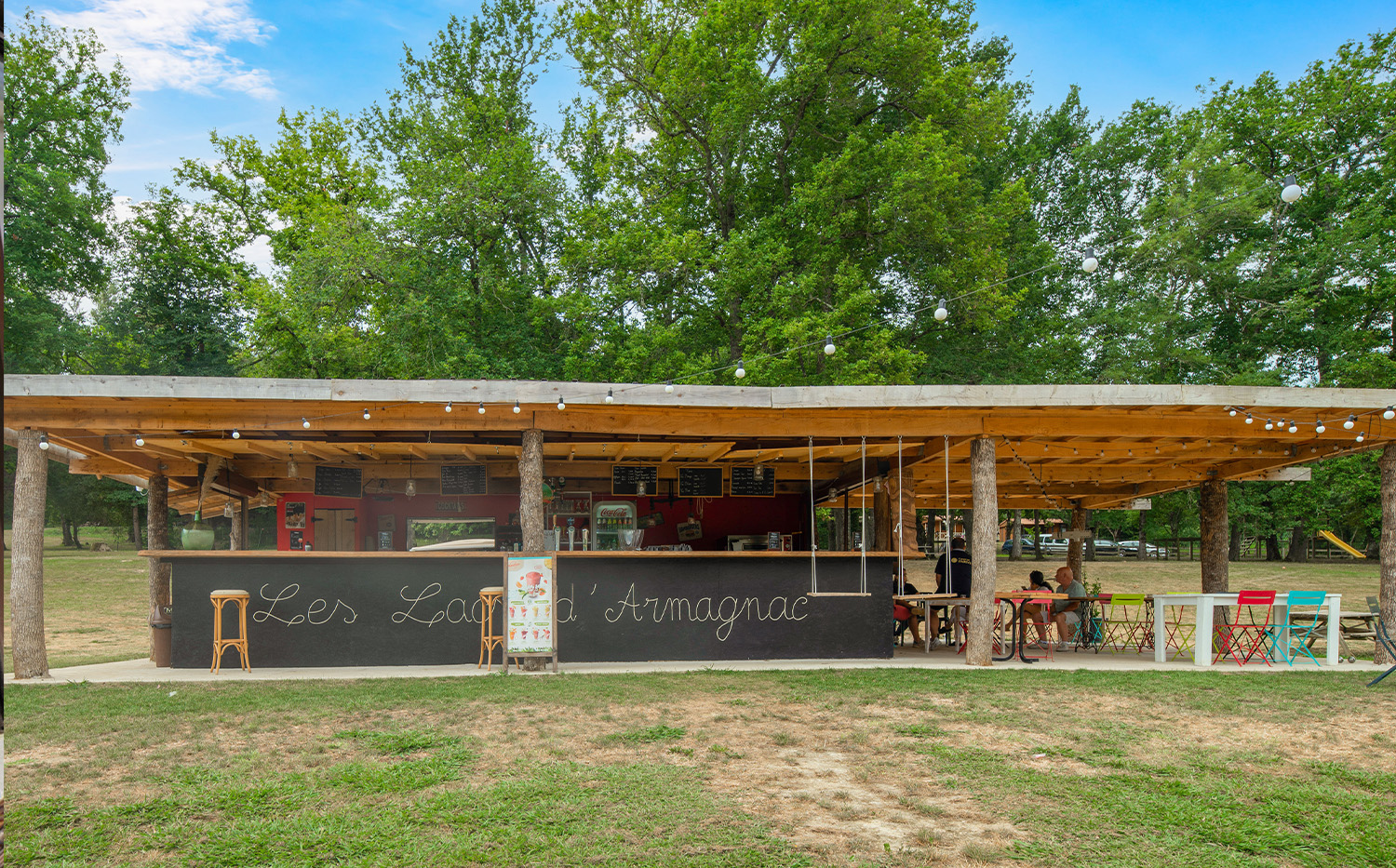 Campsite les Lacs d'Armagnac restaurant