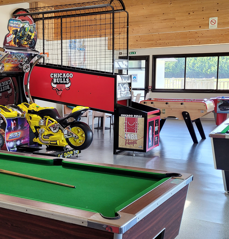 Campingplatz Les jardins du Morbihan Spielzimmer