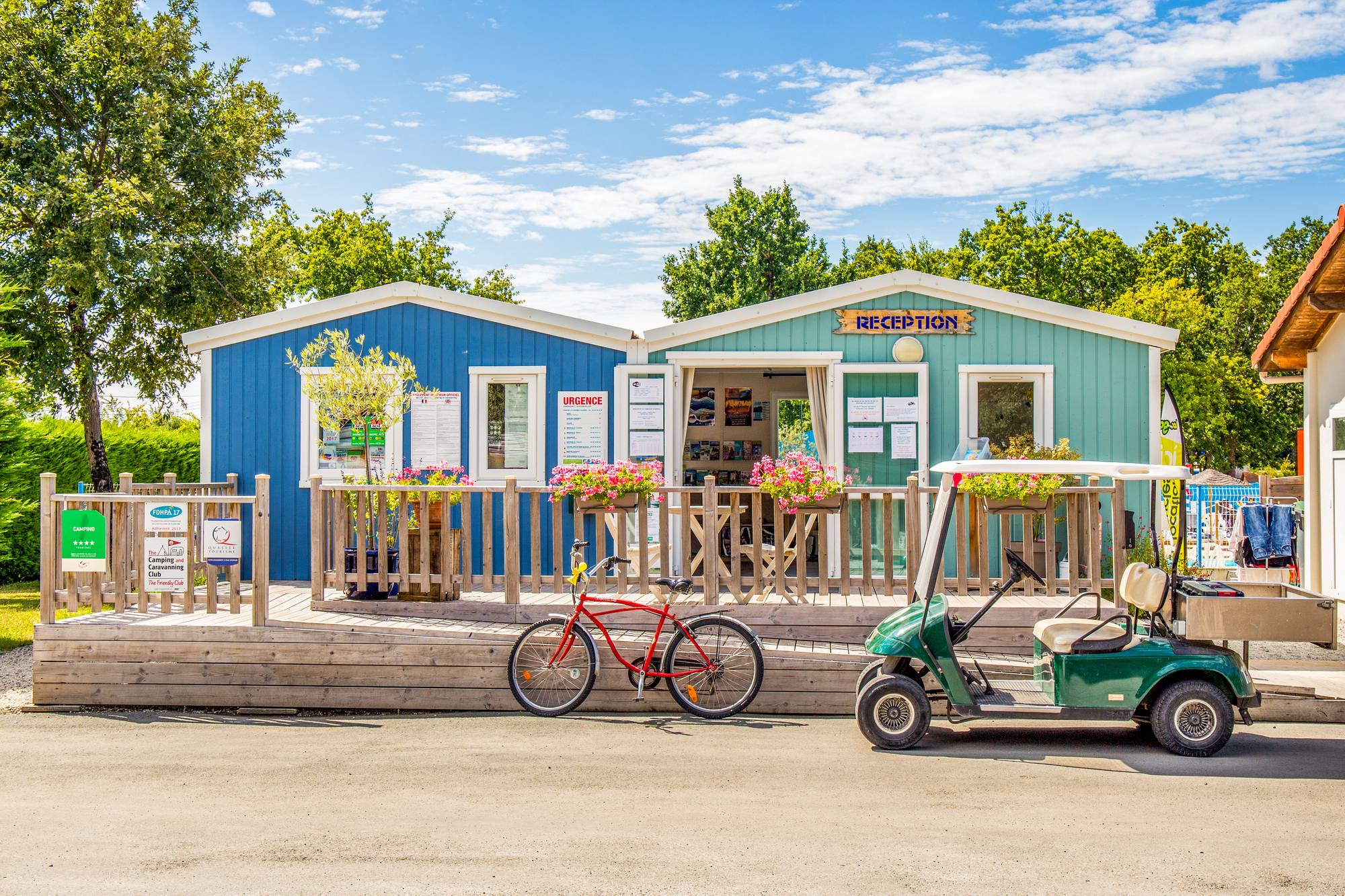 receptie camping domaine d'oléron
