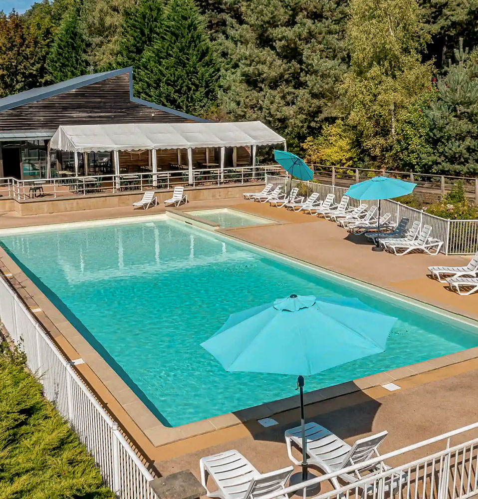 camping le coiroux zwembad