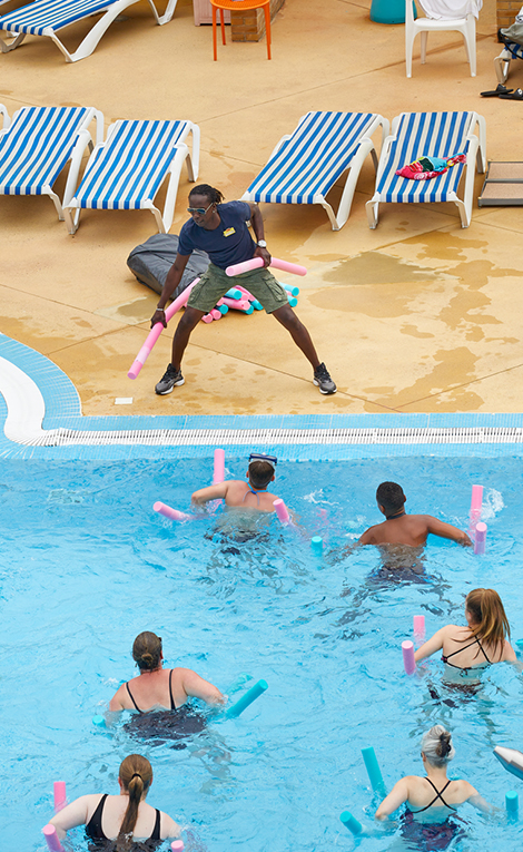 camping les pins aquagym