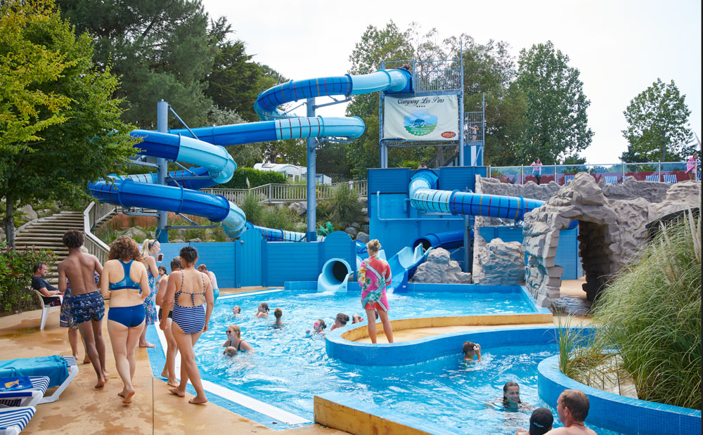 campingplatz les pins rutschen