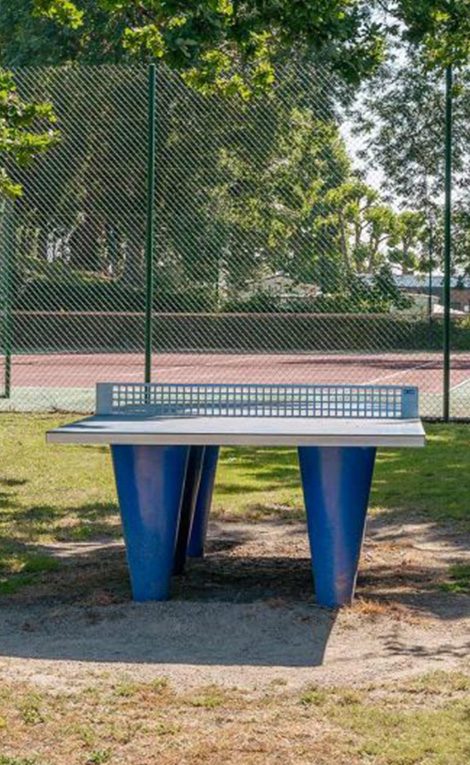 table de ping camping de La Hallerais Mobil Home XXL