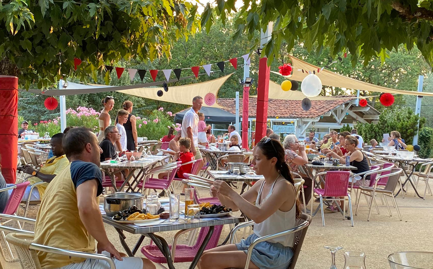 campsite lot evasion restaurant